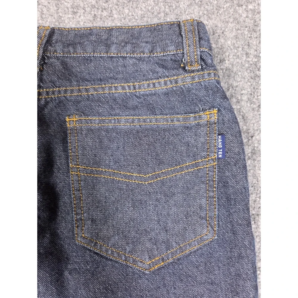 Hang Ten Jeans Straight Leg Mens 28 Indigo Dark Wash 100% Cotton Surf Denim